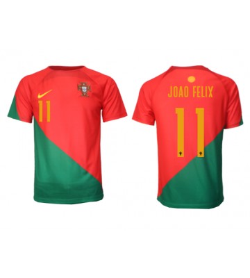 Lacne Muži Futbalové dres Portugalsko Joao Felix #11 MS 2022 Krátky Rukáv - Domáci